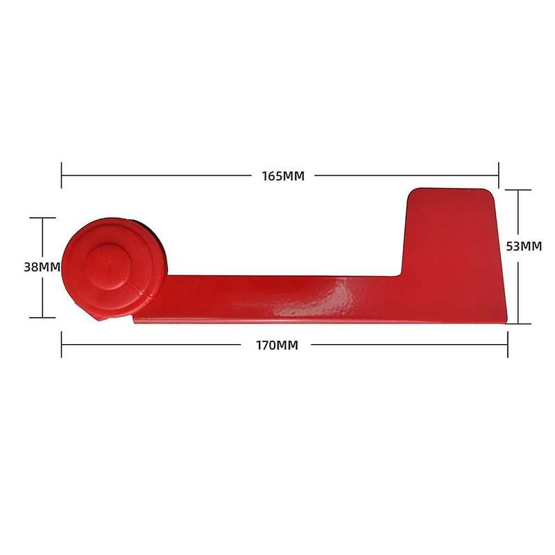 2Pcs Mailbox Flag Replacement Metal Mailbox Flag Replacement Kit Red Flag for Mailbox, Outside Mailb