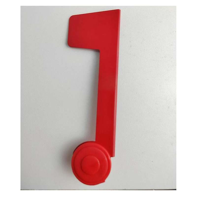 2Pcs Mailbox Flag Replacement Metal Mailbox Flag Replacement Kit Red Flag for Mailbox, Outside Mailb