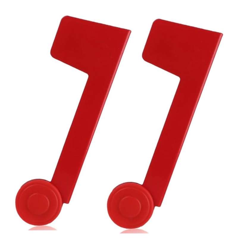 2Pcs Mailbox Flag Replacement Metal Mailbox Flag Replacement Kit Red Flag for Mailbox, Outside Mailb