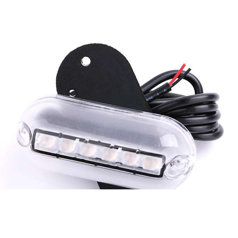 2Pcs Marine Underwater Pontoon Waterproof Boat Transom Light for Cruise Ships, Yachts, Sailboat DC 1