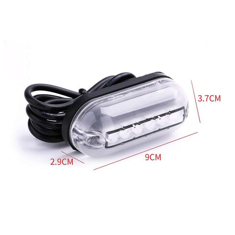 2Pcs Marine Underwater Pontoon Waterproof Boat Transom Light for Cruise Ships, Yachts, Sailboat DC 1