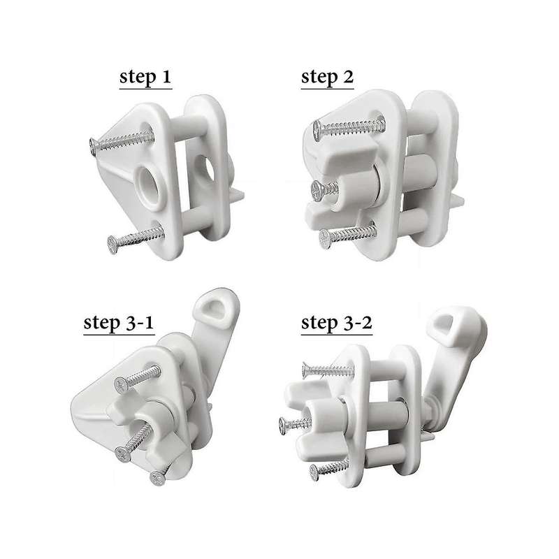 2Pcs Marine Pontoon Boat Replacement Door Latches,for Square Frames 1-1.25 Inch,for Left or Right Hi