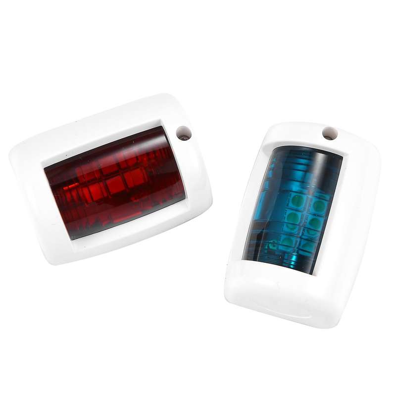 2Pcs Marine Boat Yacht Universal Navigation Light Dc12V Marine Led Navigation Light Red and Green Bo