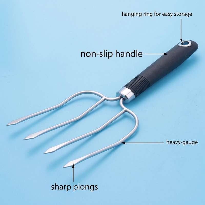 2Pcs Meat Fork,Poultry Roast Forks,Roast Chicken Forks with Slip Resistant Grip,Turkey Forks,for BBQ