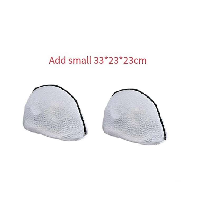 2Pcs Mesh Laundry Bag for Trainers/Shoes Boot with Zips for Washing Machines Travel Clothes Organize