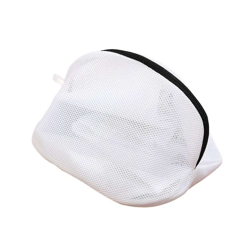 2Pcs Mesh Laundry Bag for Trainers/Shoes Boot with Zips for Washing Machines Travel Clothes Organize