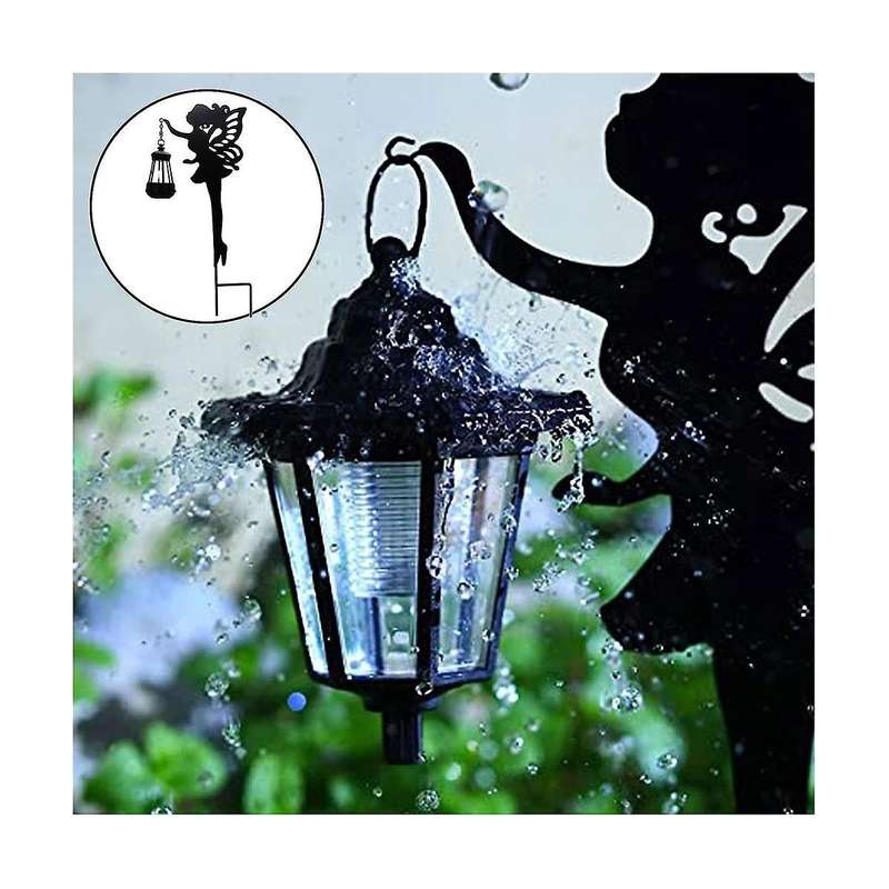 2pcs Metal Fairy Solar Light Outdoor Decoration Metal Fairy Garden Stake Stake Light for Lawn,patio,