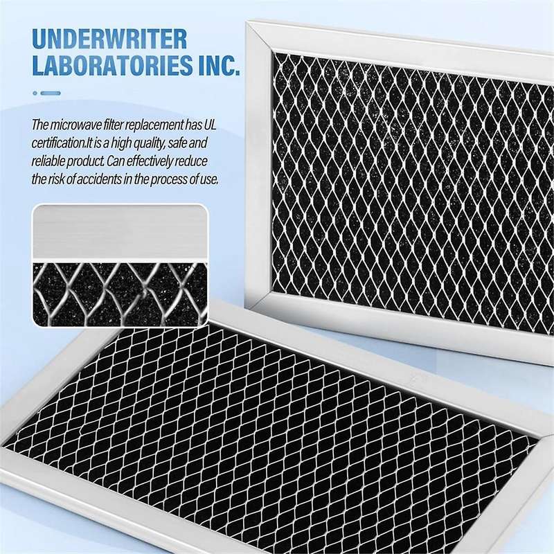 2PCS Microwave Charcoal Filter Replacement for JX81C WB02X10776 Microwave Filter for Kitchen Air Ca