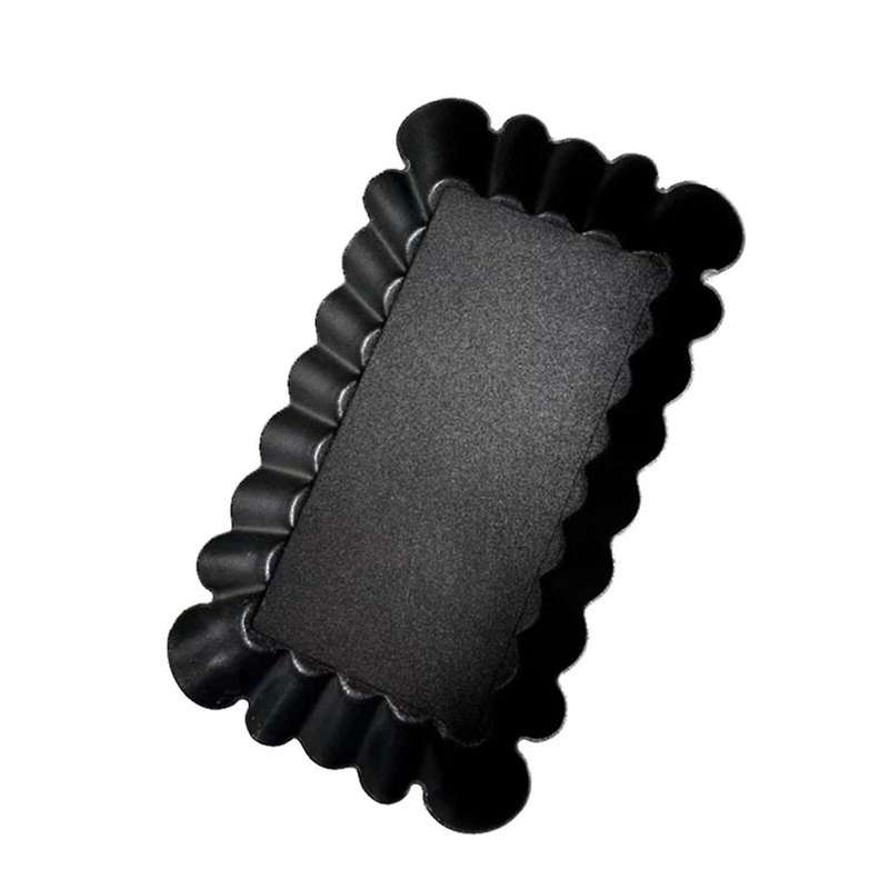 2Pcs Mini 0.6mm Non-Stick Carbon Steel Cream Pie Baking Cake Mold for Pies, Cheese Cakes, Quiche Pan