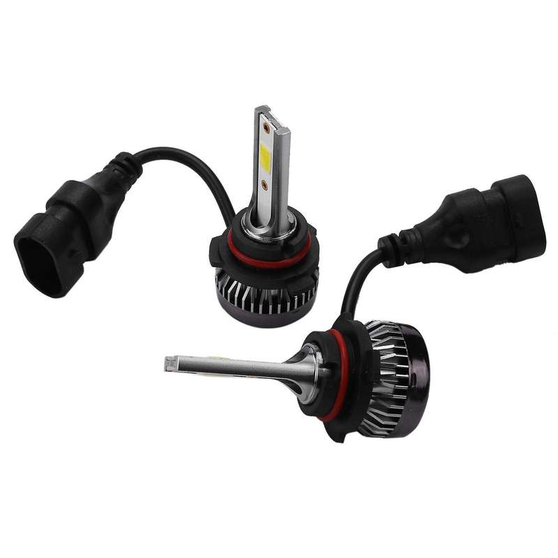 2Pcs Mini 1400W LED Headlight Bulbs Conversion Kit FOG Driving Light Hi-Low Lamps DRL 6000K White-Pl