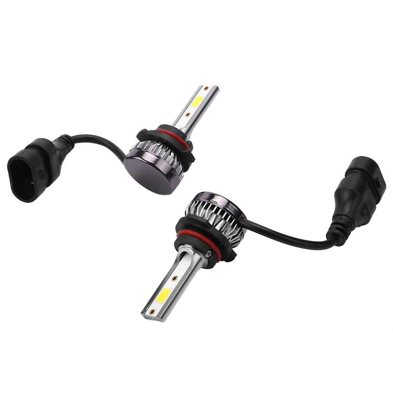 2Pcs Mini 1400W LED Headlight Bulbs Conversion Kit FOG Driving Light Hi-Low Lamps DRL 6000K White-Pl