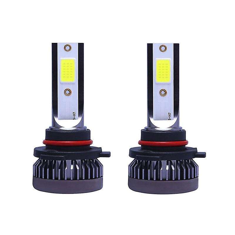2Pcs Mini 1400W LED Headlight Bulbs Conversion Kit FOG Driving Light Hi-Low Lamps DRL 6000K White-Pl
