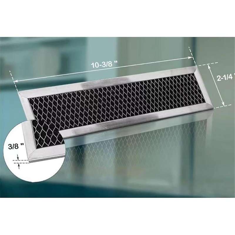 2Pcs Microwave Charcoal Filter Replacement for Jx81L Wb02X11550 Microwave Filter Replacement 10Inch