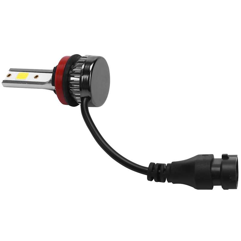 2Pcs Mini 1400W LED Headlight Bulbs Conversion Kit FOG Driving Light Hi-Low Lamps DRL 6000K White-Pl