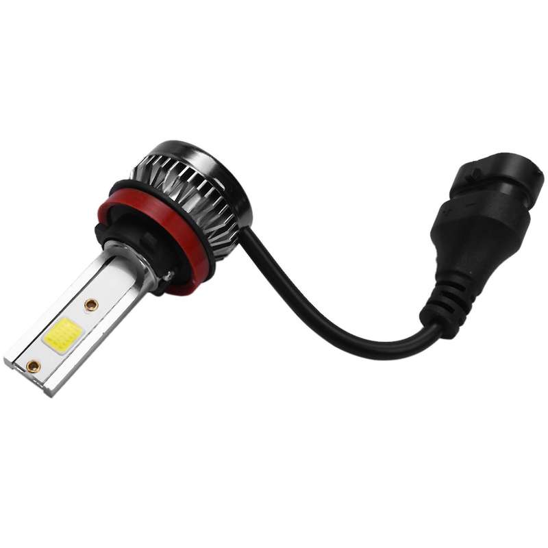 2Pcs Mini 1400W LED Headlight Bulbs Conversion Kit FOG Driving Light Hi-Low Lamps DRL 6000K White-Pl