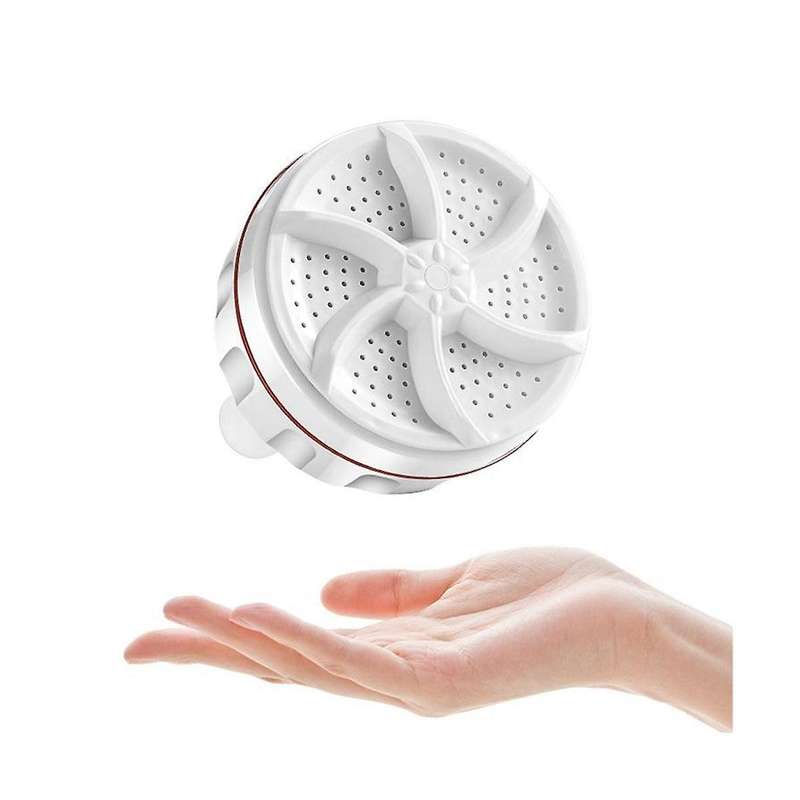 2pcs Mini Washing Machine Usb Two-way Rotating Turbine Portable Washing Machine for Sock Underwear