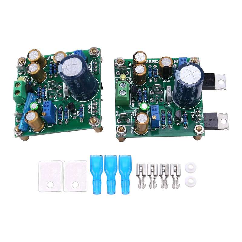 2Pcs Mini Classical Version of TIP41C JLH1969 Class a Dual Channel Audio Amplifier Finished Board 12