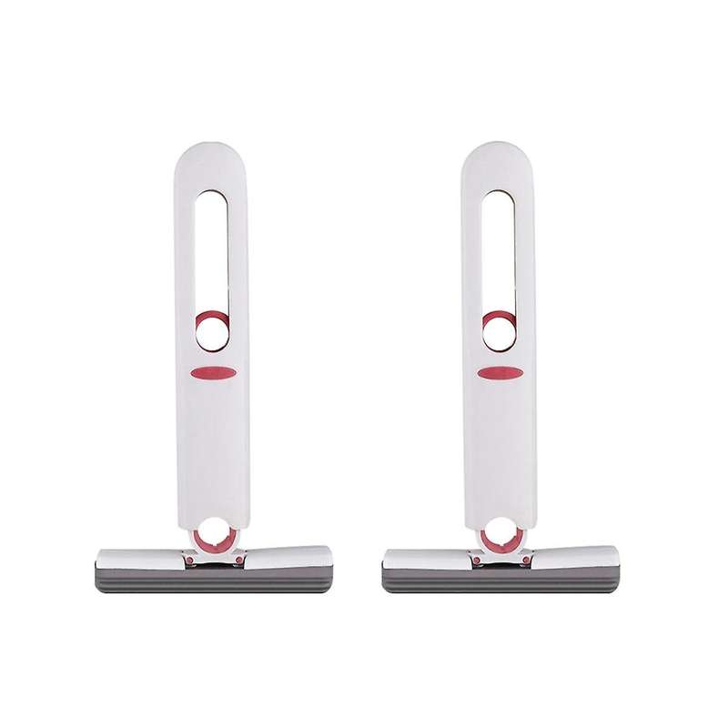 2pcs Mini Squeeze Mop Portable Cleaning Mop Handheld Desk Bathroom Car Window Glass Sponge Cleaner