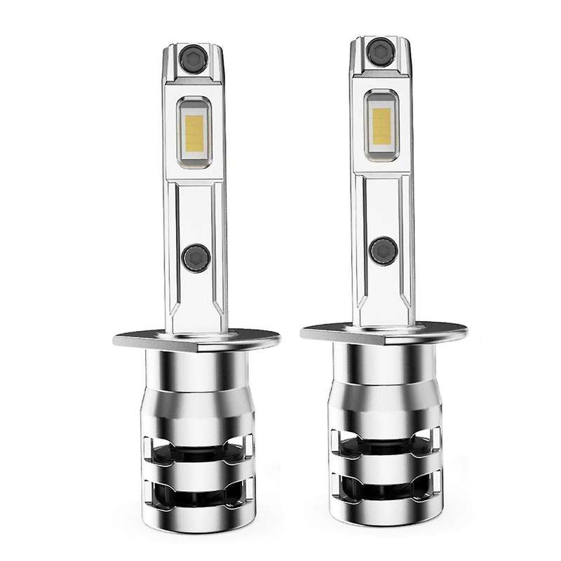 2PCS Mini Diode Truck Auto Lamps 6000LM 25W H1 LED Healight 6000K White Light Car Light Plug and Pla