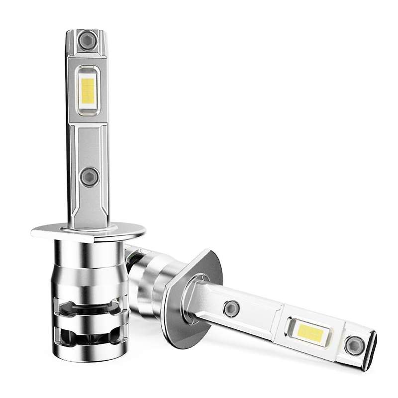 2PCS Mini Diode Truck Auto Lamps 6000LM 25W H1 LED Healight 6000K White Light Car Light Plug and Pla