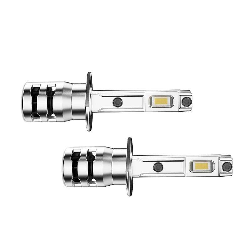 2PCS Mini Diode Truck Auto Lamps 6000LM 25W H1 LED Healight 6000K White Light Car Light Plug and Pla