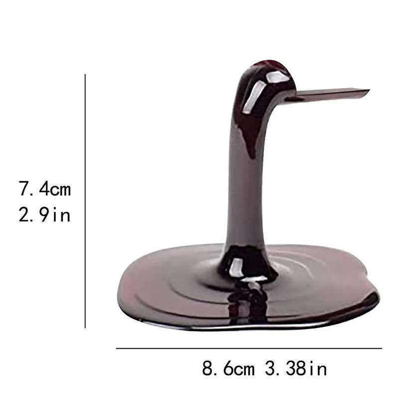 2PCS Mini Wine Bottle Stand Red Gold Individuality Acrylic Spilled Holder Desktop Rack Ornament