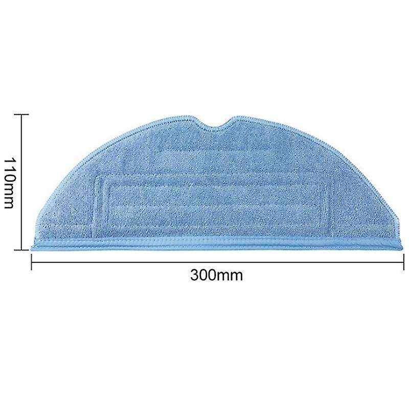 2pcs Mop Pad for Vacuum Cleaner Robot S7 S70 S75 S7max S7maxv T7s T7s Plus Mop Rags Mop Cloths Part