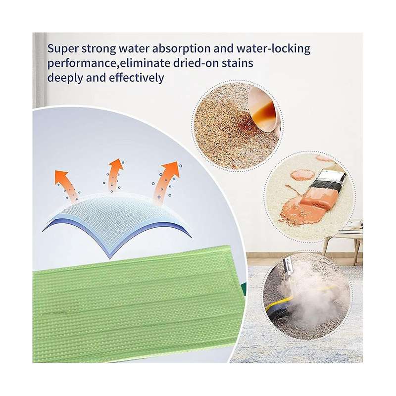 2PCS Mop Cloth for Vorwerk Kobold SP600 MF600 Vacuum Cleaner Spare Parts Accessories Wet & Dry Washa