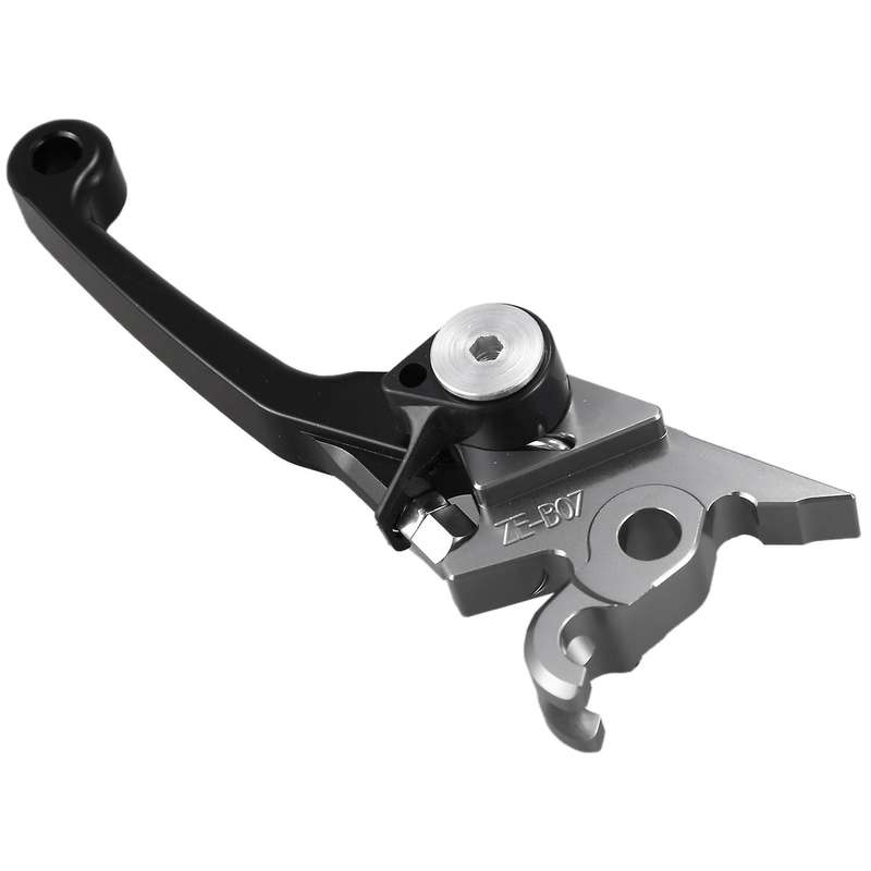 2Pcs Motorcycle Brake Lever Handle CNC Motorcycle Clutch Brake Lever Handle Black for 250SX 350EXC 4