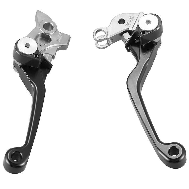 2Pcs Motorcycle Brake Lever Handle CNC Motorcycle Clutch Brake Lever Handle Black for 65SX 65XC 2004