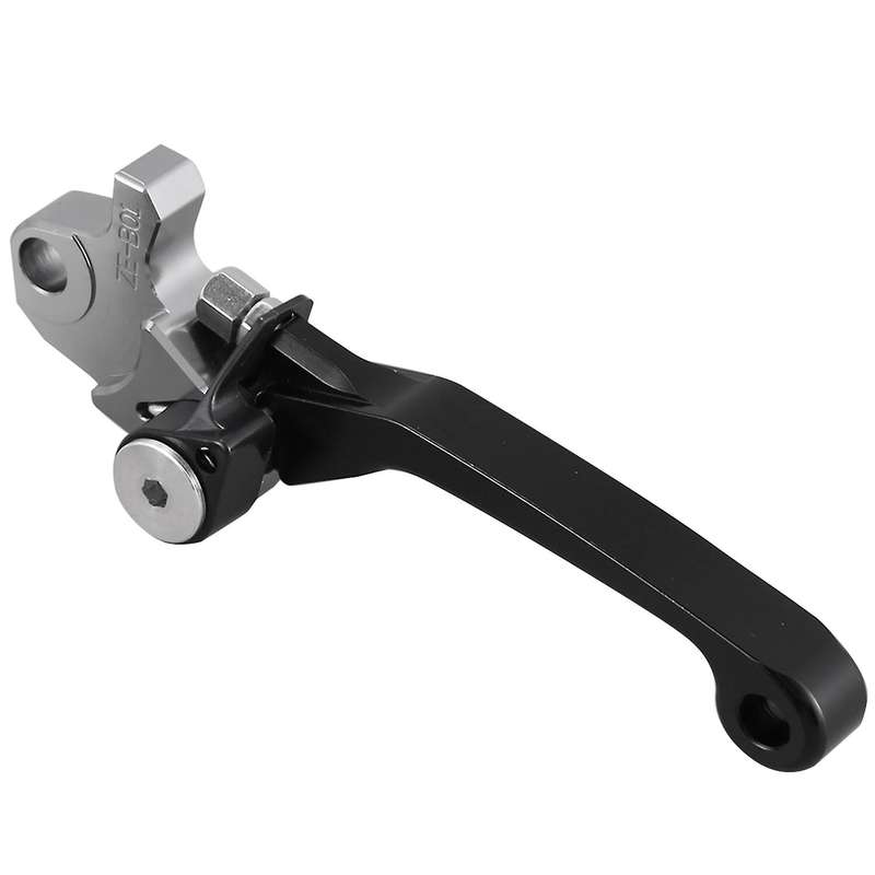 2Pcs Motorcycle Brake Lever Handle CNC Motorcycle Clutch Brake Lever Handle Black for YZ125 YZ250 YZ