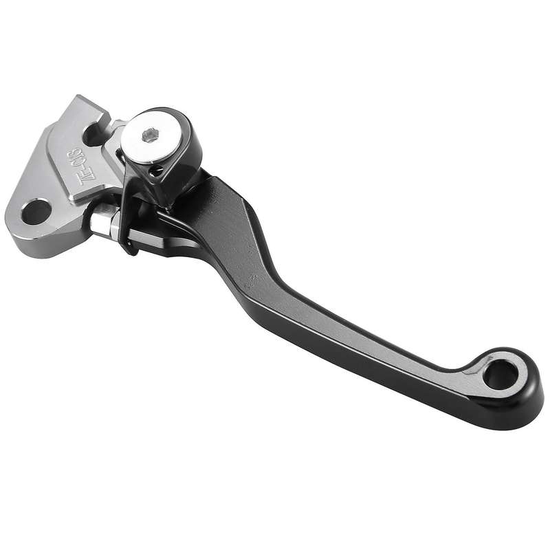 2Pcs Motorcycle Brake Lever Handle CNC Motorcycle Clutch Brake Lever Handle Black for YZ125 YZ250 RM