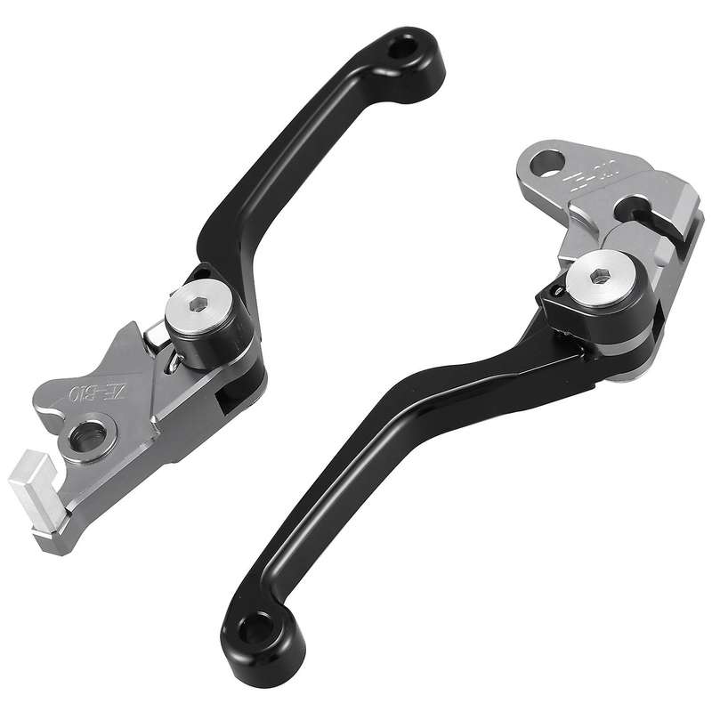 2Pcs Motorcycle Brake Lever Handle CNC Motorcycle Clutch Brake Lever Handle Black for DRZ400S DRZ400