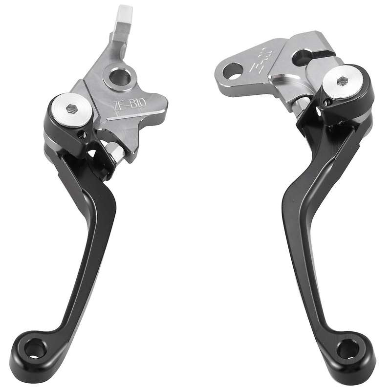2Pcs Motorcycle Brake Lever Handle CNC Motorcycle Clutch Brake Lever Handle Black for DRZ400S DRZ400