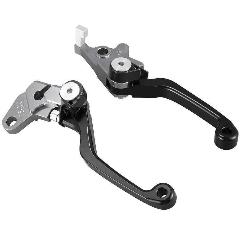 2Pcs Motorcycle Brake Lever Handle CNC Motorcycle Clutch Brake Lever Handle Black for DRZ400S DRZ400