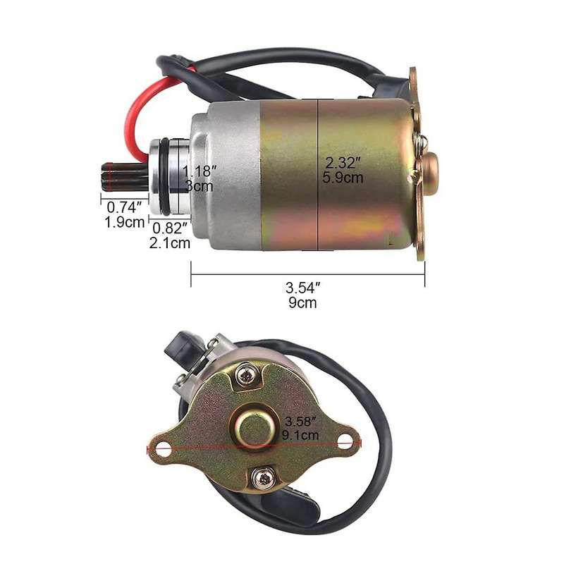 2pcs Motorcycle Engine Motor 35850-286-007 35850-286-027 for ATV Dirt Bike Scooter Everest Magnum 1