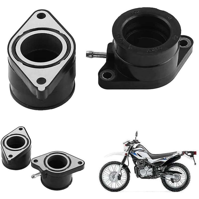 2Pcs Motorcycle Carburetor Intake Interface Adapter for XT600 XT600Z XT600E 1984-2003