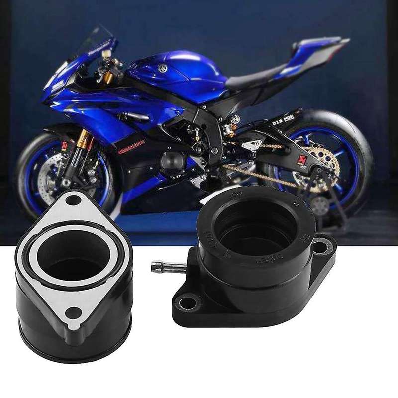 2Pcs Motorcycle Carburetor Intake Interface Adapter for XT600 XT600Z XT600E 1984-2003