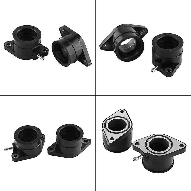 2Pcs Motorcycle Carburetor Intake Interface Adapter for XT600 XT600Z XT600E 1984-2003
