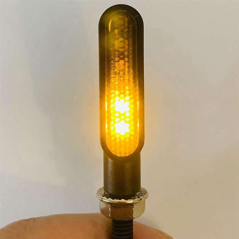 2PCS Motorcycle Dynamic Turn Signals 6LED Motorcycle Blinkers Indicators for Motorbike Scooter Motor