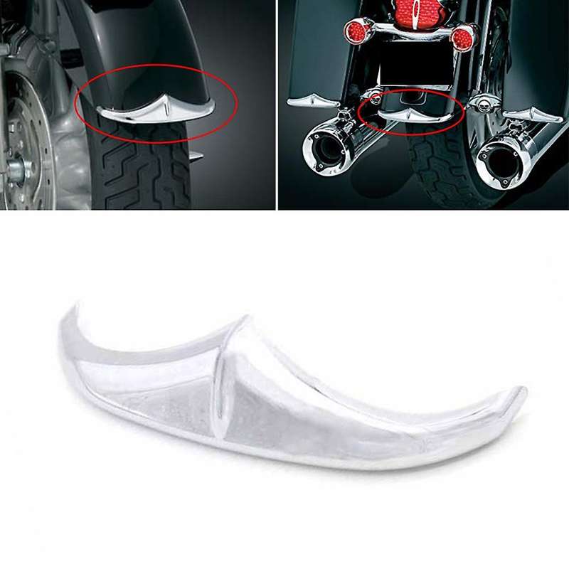 2Pcs Motorcycle Front Rear Trailing Leading Edge Tip Trim Accent for 1998-2019 Touring Road Glide Tr