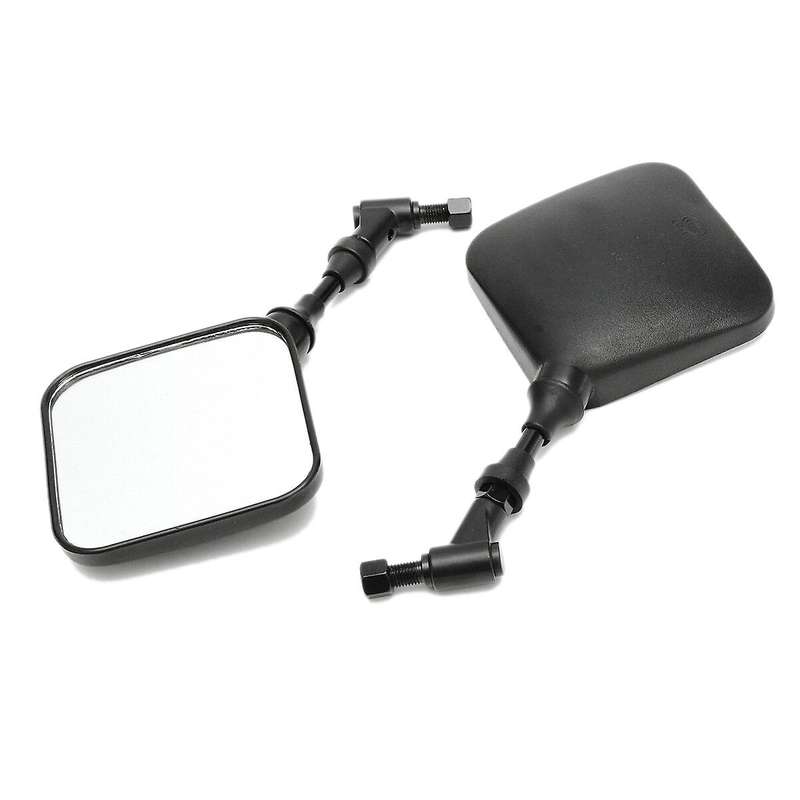 2pcs Motorcycle Rear View Mirror Black for Suzuki Dr 200 250 Dr350 Drz 400 Dr650