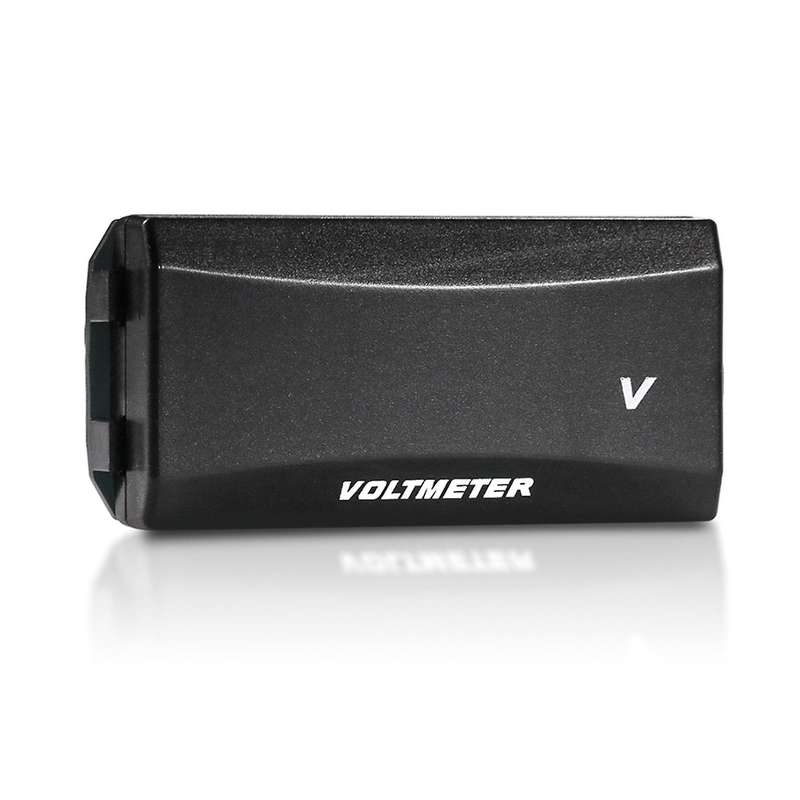 2Pcs Motorcycle Mini LED Display Digital Voltmeter Meter Voltage Tester Reverse Connection Protectio