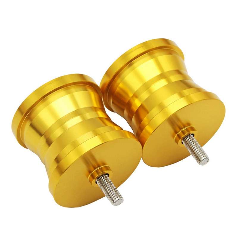 2Pcs Motorcycle Rear Seat Backrest Heighten Raised Cushion Supports for TMAX500 T-MAX530 Golden