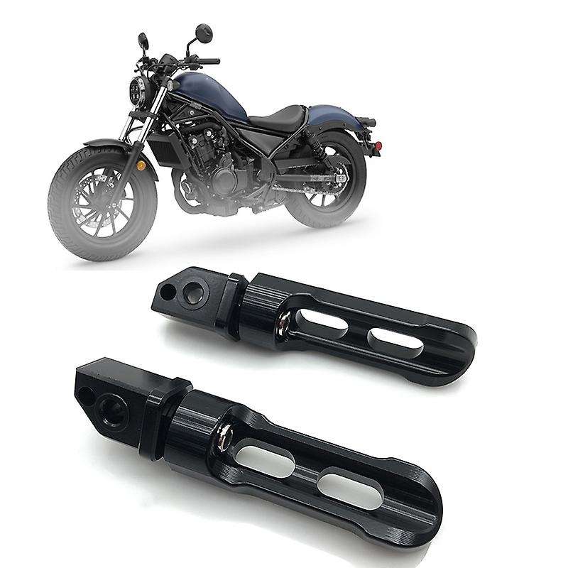 2Pcs Motorcycle Rear Passenger Foot Pegs Pedals Footrest for CMX300 500 REBEL 2017-2021