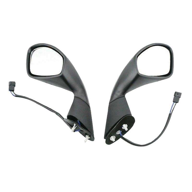 2Pcs Motorcycle Rearview Mirror Turn Signal Retrofit Side Mirror Reflector for 1000 2004-2008
