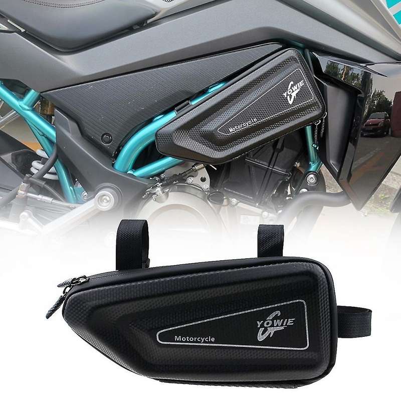 2Pcs Motorcycle Side Package Hards Shell Triple-cornered Package Tool Bag for 502C BJ500 TRK502X TNT