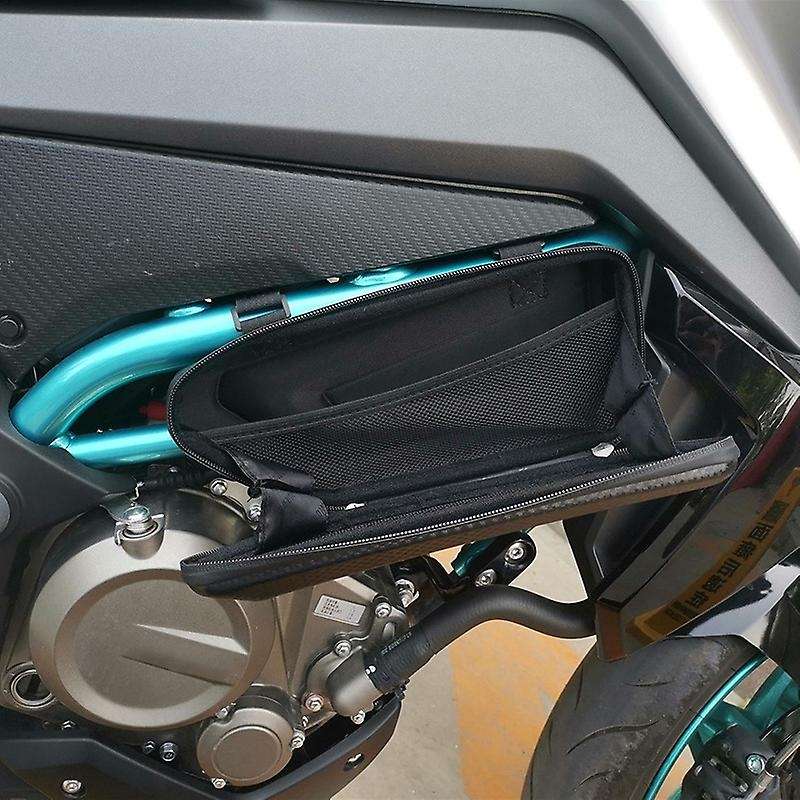 2Pcs Motorcycle Side Package Hards Shell Triple-cornered Package Tool Bag for 502C BJ500 TRK502X TNT