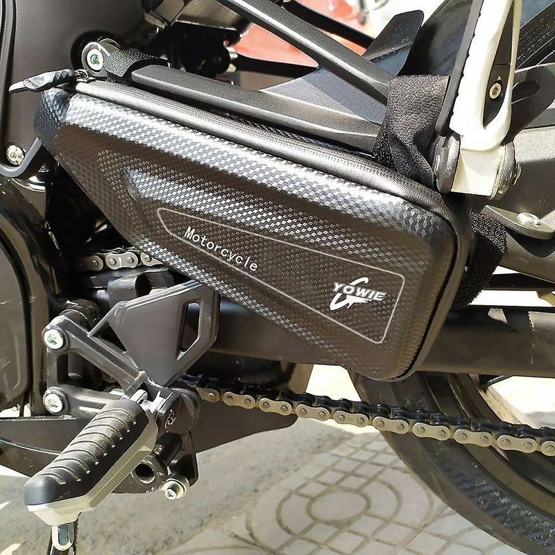 2Pcs Motorcycle Side Package Hards Shell Triple-cornered Package Tool Bag for 502C BJ500 TRK502X TNT