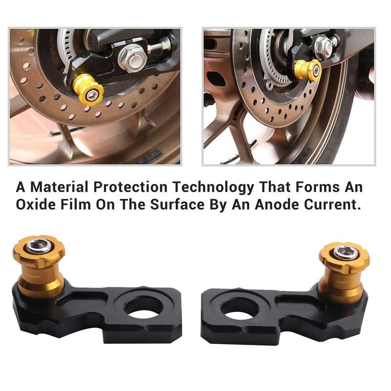 2Pcs Motorcycle Spools Slider Rear Wheel Axle Slider Swingarm Spools Stand Screws Accessories for CB